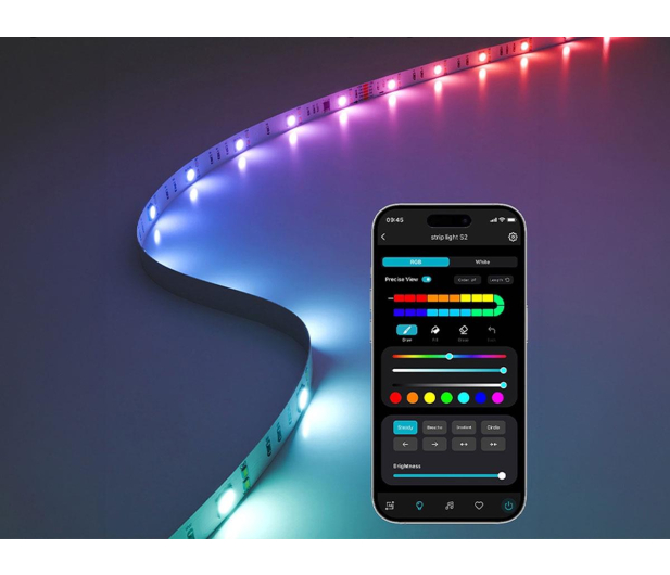 Lepro Taśma LED S2 5m Wi-Fi Bluetooth RGBIC - 1575383 - zdjęcie 5